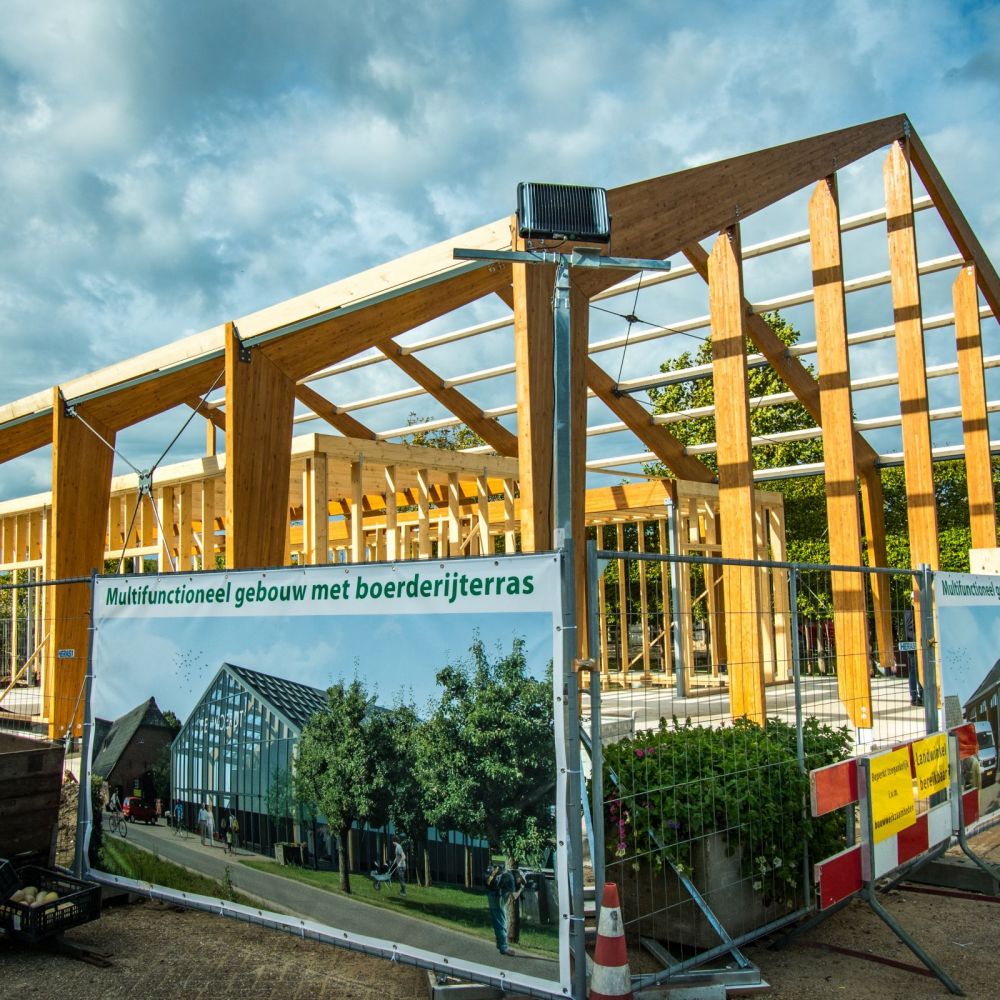 Boerderij terras Landwinkel De Woerdt