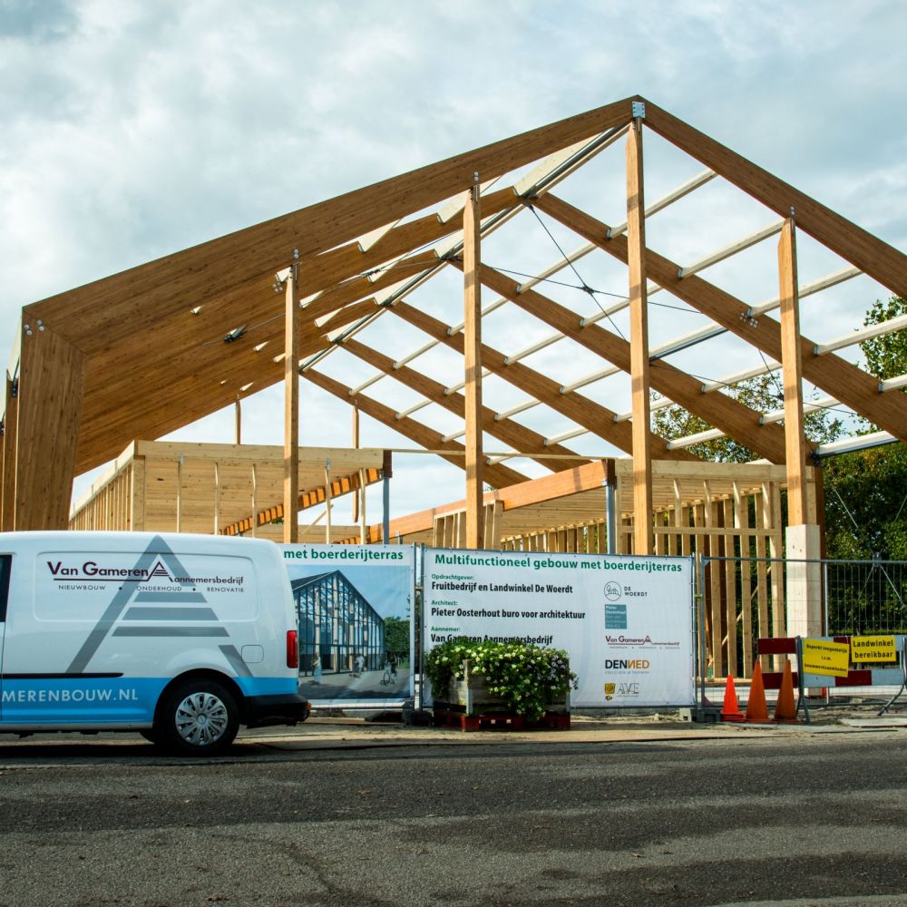 Boerderij terras Landwinkel De Woerdt