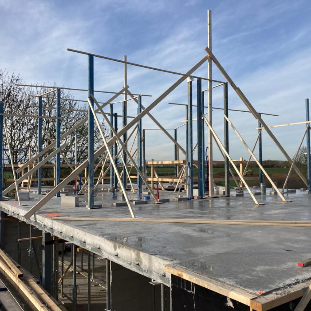 Nieuwbouw casco woonhuis (deel 1)