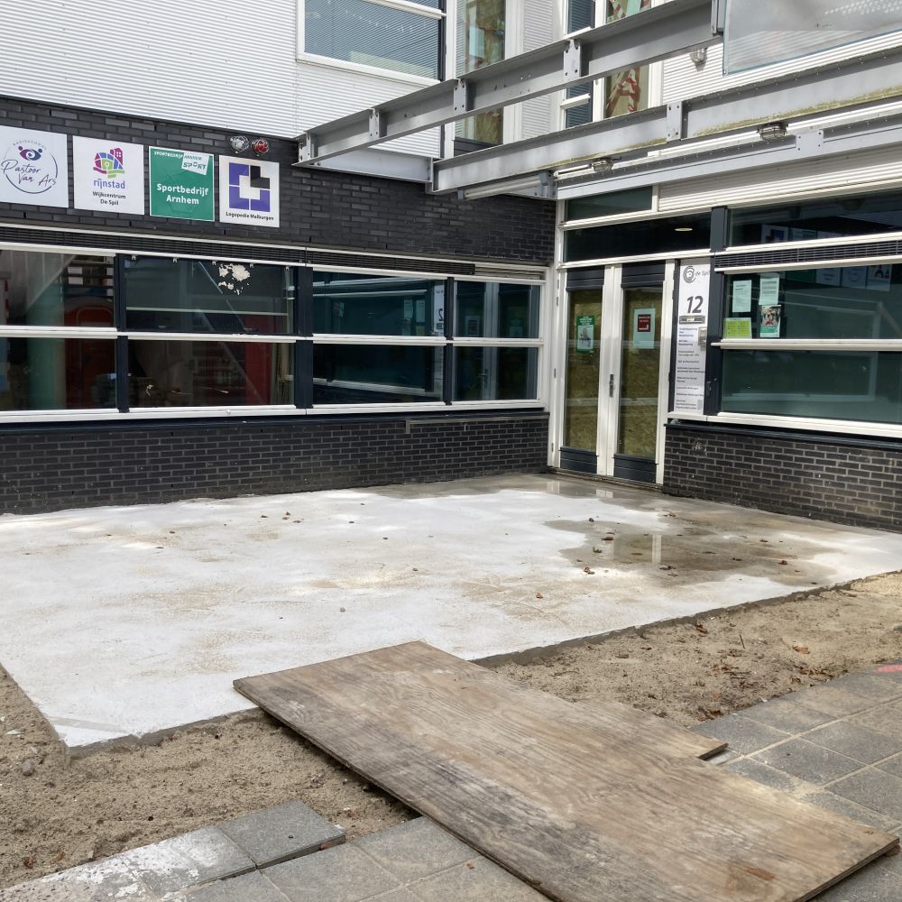 Nieuwe entree De Spil te Arnhem